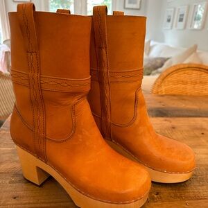 Swedish Hasbeens Leather Boots